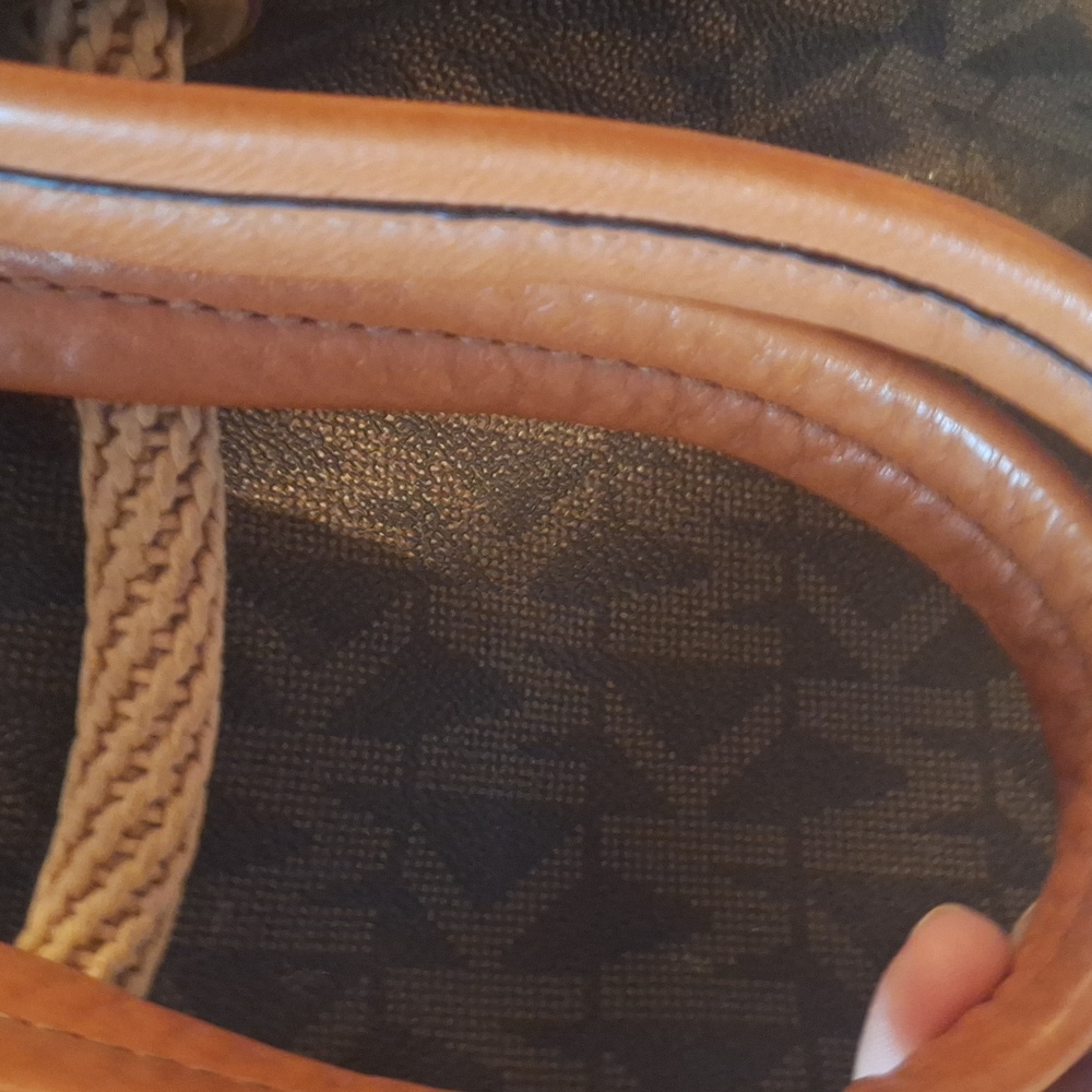 Michael Kors Brown and Tan Shoulder Bag - Picture 7 of 16